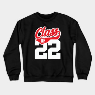 Class of 22 Graduation Athletic 2022 College Graduate Crewneck Sweatshirt